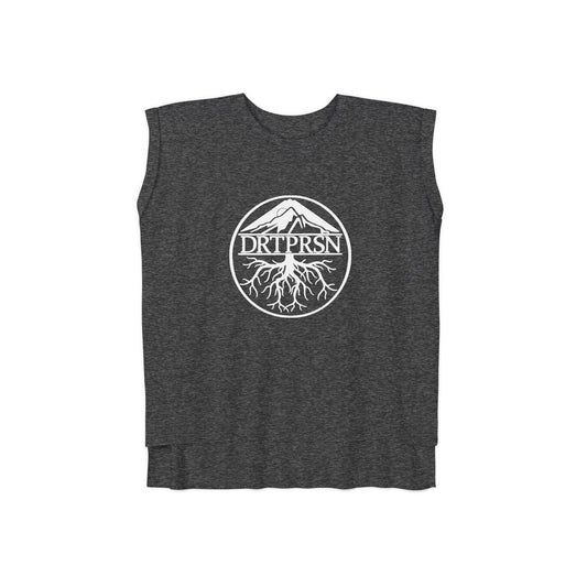 Women’s Flowy Rolled Cuffs Muscle Tee
