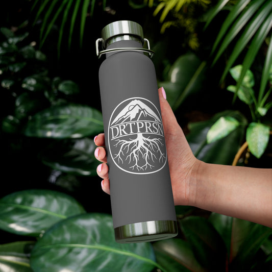 "CRCL" Copper Vacuum Insulated Bottle, 22oz