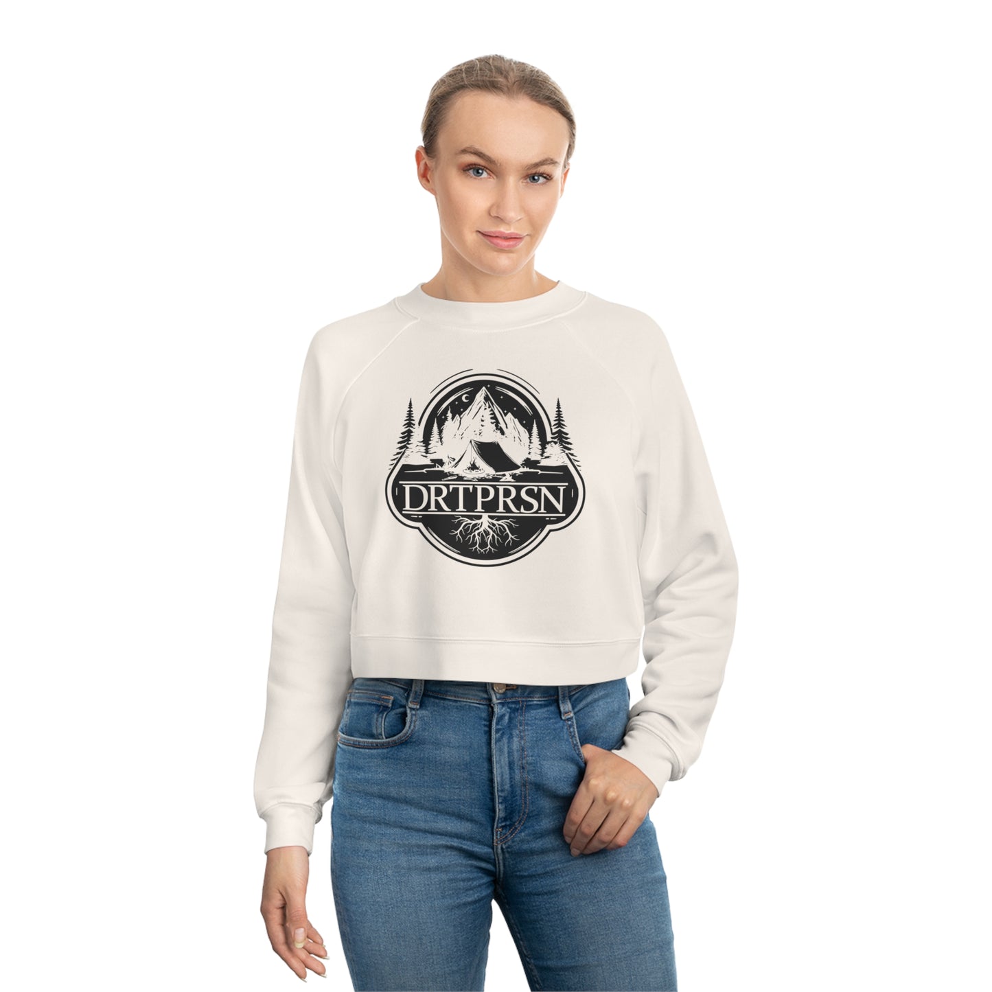 "TNT" Women's Cropped Fleece Pullover